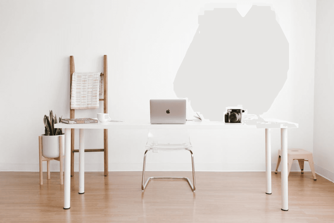 Designing an office at home.